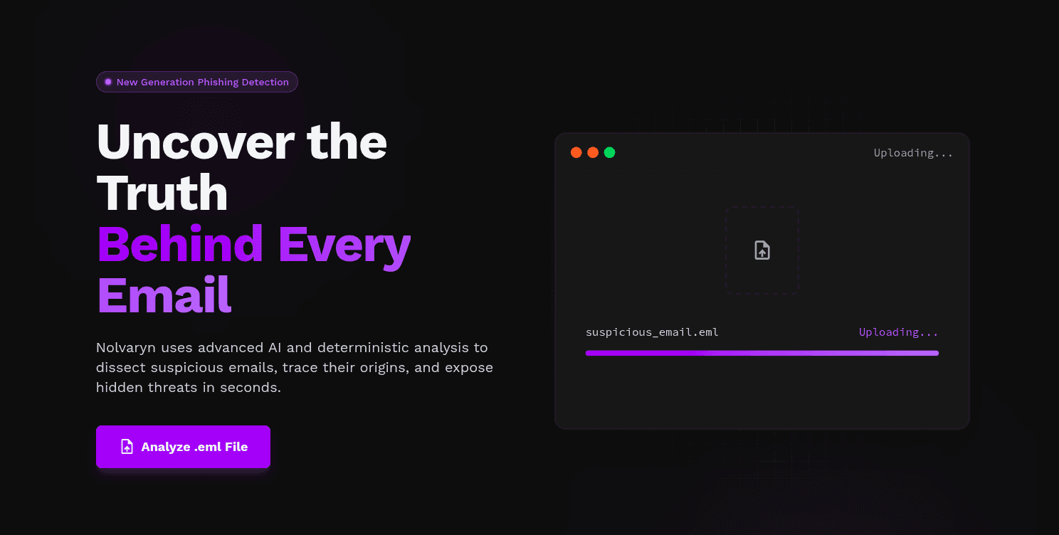 Nolvayrn | AI Email Analyzer preview