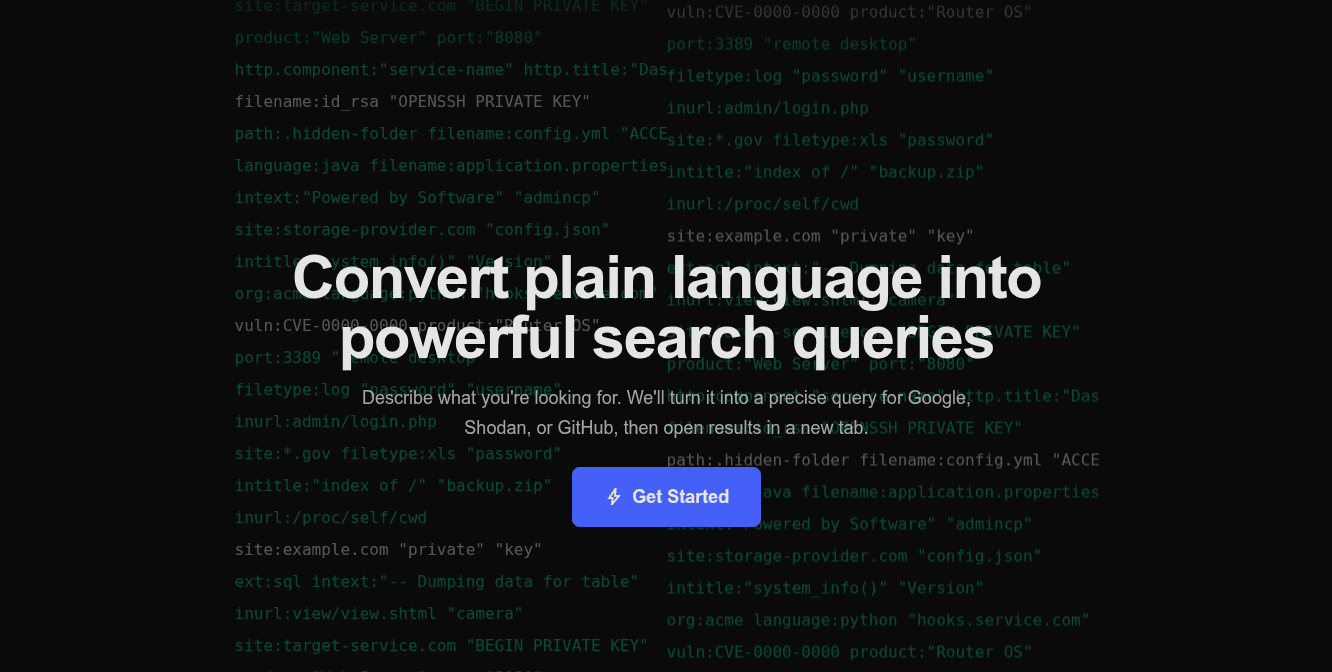 Qernapse | Query Intelligence Tool preview